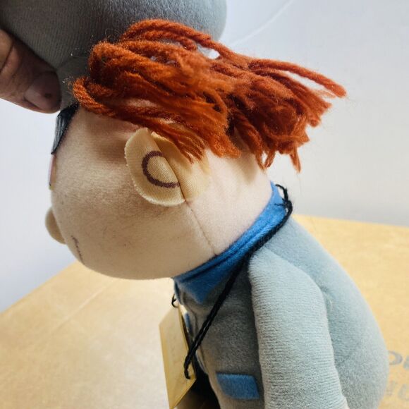 Retired Stuffed Man Happiness Aid Plush Town People Mailman 1984 Postal Man - Picture 6 of 9